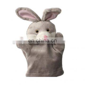 Cheap price grey rabbit hand puppet