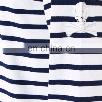 White Cotton Striped T-shirt From What we Sew Cotton 100% Machine Wash photo-4