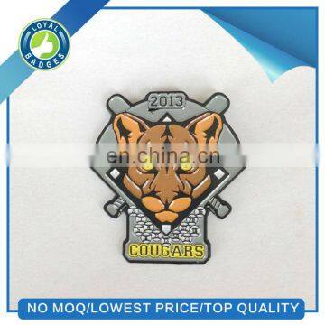 custom logo wholesale cheap baseball trading lapel pin badge