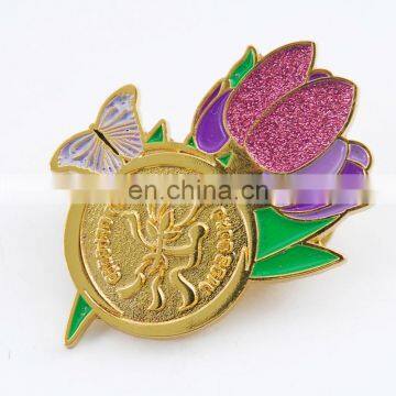 flower lapel pin