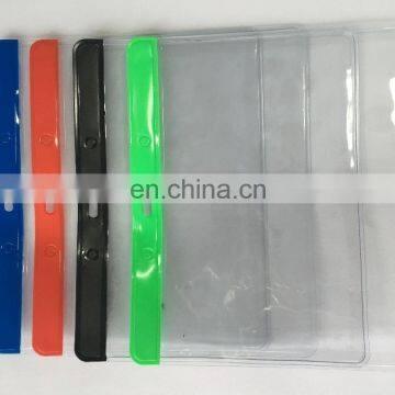 Standard clear vinyle PVC card holder id card holder