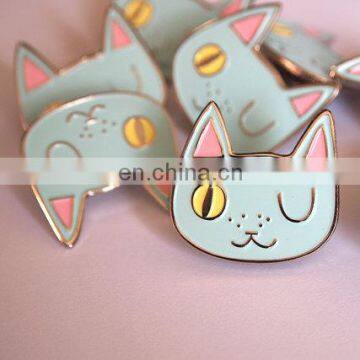 New arrival cat serise custom soft enamel pin badge factory