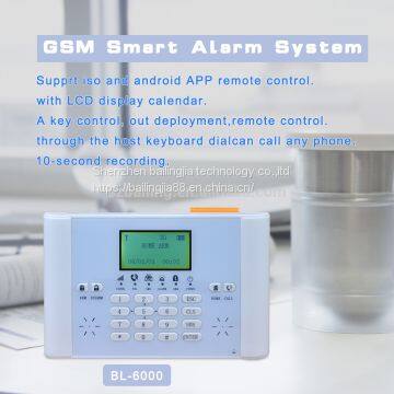 Factory Price Auto Dialer Home Security alarm system APP remote control smart alarm safety guard BL-6000