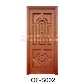 High-Quality Interior Swing Teak Solid Wooden Doors from China Manufacturer