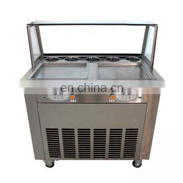 8-10L/H 1pan Ice Pan Fryer Rolling Fried Yogurt Frying Fried Ice Cream Roll Machine Roller Maker photo-5