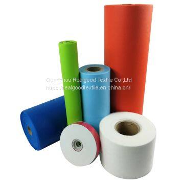China Factory Customized Colorful pp Spunbonded Non-woven Fabric photo-2