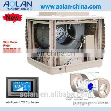 AZL18-LX10CZ Airflow18000m3/h with outer rotor brushless dc motor evaporative air cooler