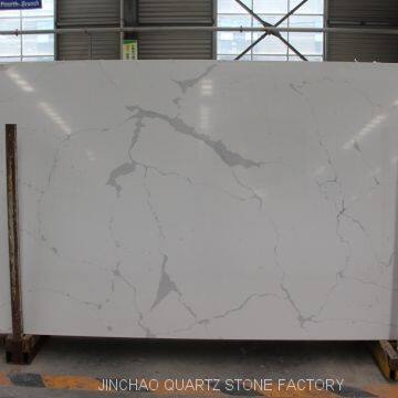 Artificial calacatta quartz slabs