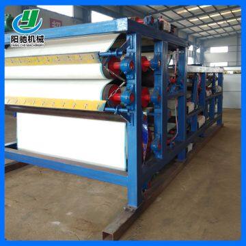 Sludge dehydrator belt thickener filter press