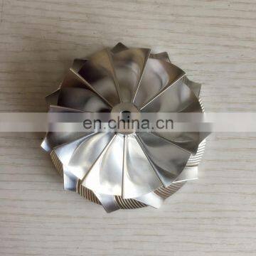 GTX3584 451470-0001 66.30/84.00mm 11+0 blades racing turbocharger billet/milling/aluminum 2618 compressor wheel