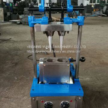 Easy Operated 2 Head Torch Ice Cream Cone Making Machine Price DST-2 photo-3