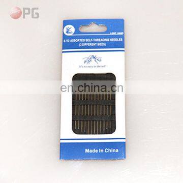 Light Hand 6/12 Assorted Self-threading Needles Sewing Needle photo-2