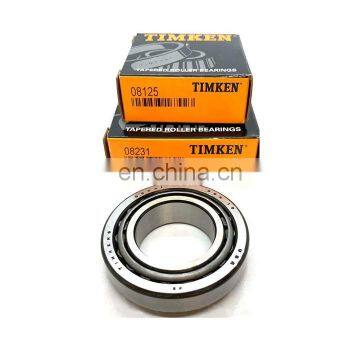 China distributor price list inch series flange single cone timken 08125/08231 tapered roller bearing 08125/0823B