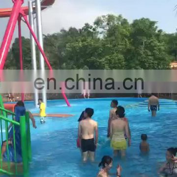 China Guangxi 30,000 Fiberglass Water Slide / Wave Pool / Family Water Playground Water Park