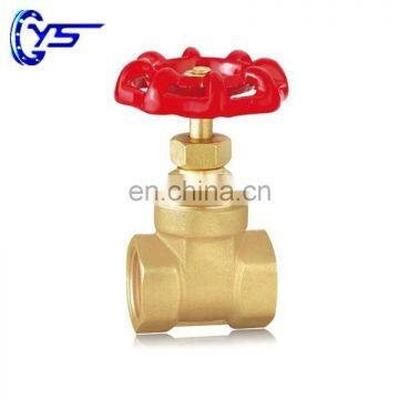 Copper NPT Thread PN16 1" 2" Gate Valve With Hand Wheel For Water