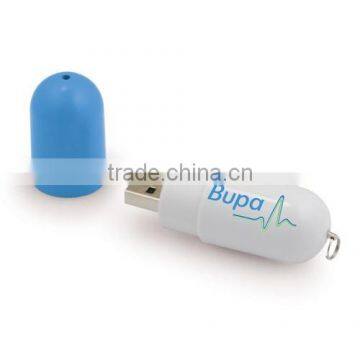 capsule plastic USB flash disk