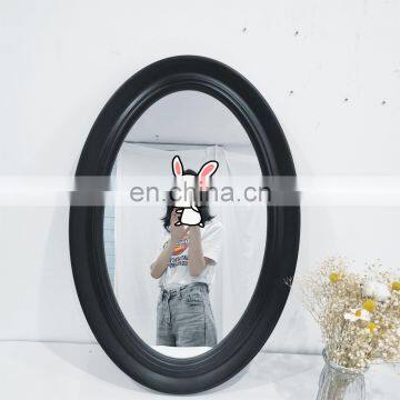 Decorative Outdoor Indoor Metal Framed Oval Wall Mirrors For Living Room