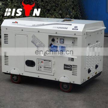 BISON(CHINA) BS12000SE 10kw 10kva Generator Supplier Electric Start Three Phase Diesel Silent 10 KW Generator 110V 220V 380V