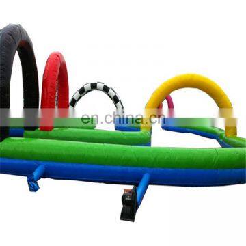 High Quality Human Sized Cheap Long Race Track Inflatable Zorb Hamster Ball Go Karts Race Track for Adults Racing