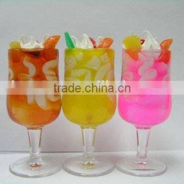 Wholesale Resin Cup Shaped Refrigerator Magnet , Ice Fridge Sticker