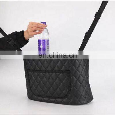 Car Net Pocket Handbag Holder Driver Storage Netting Pouch Handbag Holder Front Seat Storage Barrier of Backseat Pet Kids photo-3