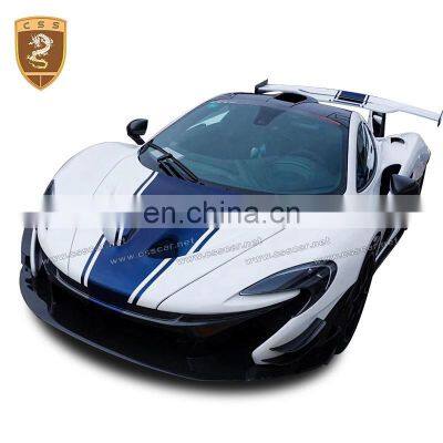 High Quality Carbon Fiber Auto Car Rear Spoiler Bumper Lip Body Part Suitable For Mclaren P1 Upgrade GTR Luxury Body Kit Styling