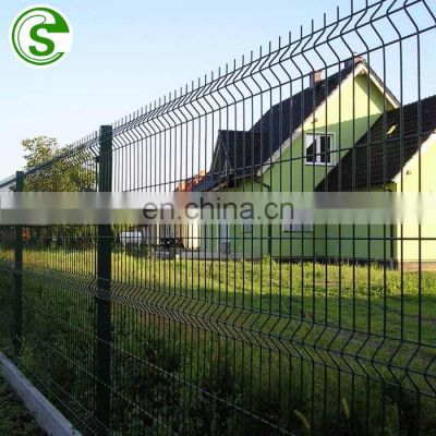 3D folding welded Wire mesh curved fence For USA