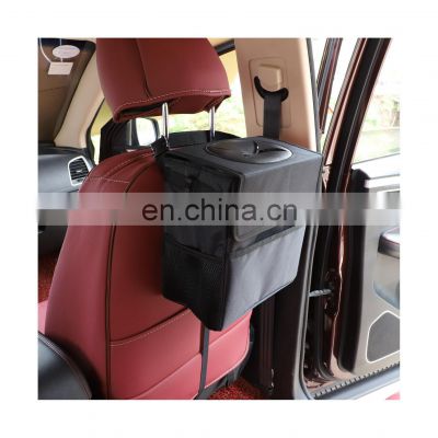 Kids Car Organizer Foldable Leakproof Trash Can Waterproof Waste Basket Garbage Storage Collapsible Car Trunk Organizer Hanging photo-3