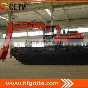 Swamp excavator in Hefei Anhui heavy consruction machinery floating excavator of China suplier