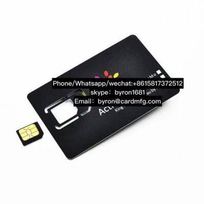 2FF/3FF/4FF sim card lte usim card with ICCID IMSI KI OPC(OP) for Operator Milenage algorithm