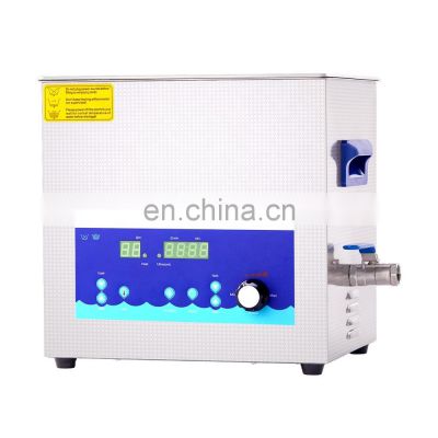 10 Liter Injector  Power Adjustable Ultrasonic Cleaning Equipment with Heater and Timer