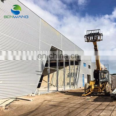 Small steel structure warehouse workshop building project drawings