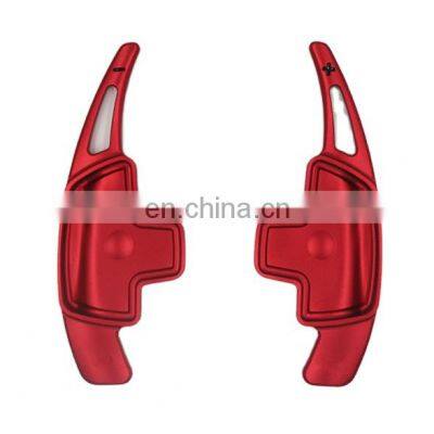 Red Aluminum Steering Wheel Paddle Shifter Extensions Covers For Mercedes-Benz C Class 2015-2018