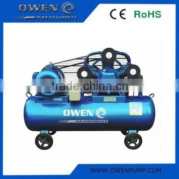 10HP W type Portable piston belt driven Air Compressor with CE ROHS