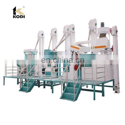 KODI MTP25T Cheap Price Automatic Combined Rice Mill Machine With Whitener