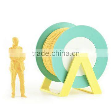 Pla 3d Printer Material Pastel Orange Filament With the New Spool Convertible Into a Coat Hanger. Spool Holder Included.