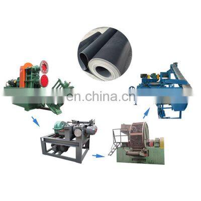 car rubber processing recycling waste tyre machine rubber powder grinding equipment