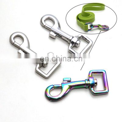 Factory Directly Sales Different Colors And Zinc Alloy  Dog Leash Hook Fashion Swivel Snap Hook