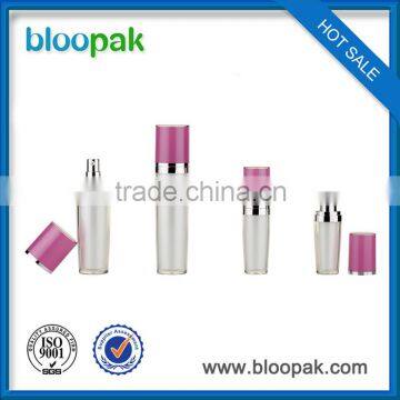 Cylinder acrylic bottle for lotion