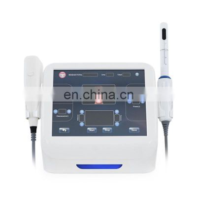 Portable 4d 12 lines 2 in 1 machine for anti-aging wrinkle removal and vaginal tightening