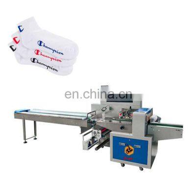 socks packing machine socks Wrapping Machine with labeling machine