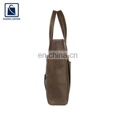 Indian Manufacturer of Premium Quality Hot Selling Zipper Closure Type Women Genuine Leather Handbag for Bulk Purchase