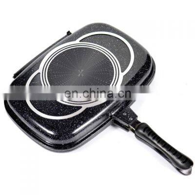 Hot Sale Korea Portable BBQ Grill Double Sided Grill Pan