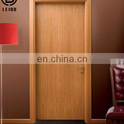 Internal Entrance Fire Doors Solid Fireproof Wooden Door Hotel Fire Rated Wood Doors with Certificate