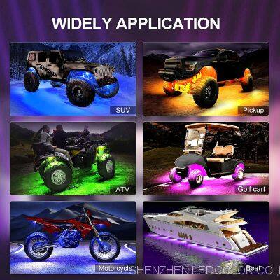 Dreamcolor RGBIC Car Interior Smart APP Music Wireless Remote Control Rock LED Light Atmosphere Car Lights photo-4