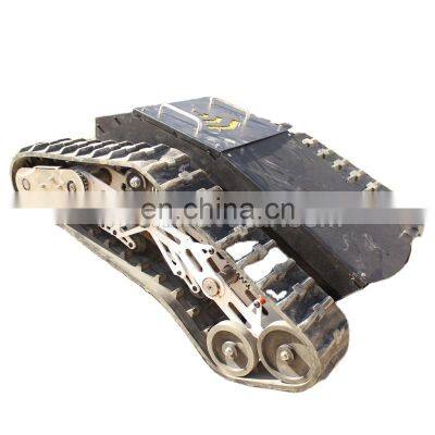 AVT-10T Robot platform tracked vehicle snowmobile rubber tracks