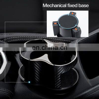 New Arrival Universal Non Slip Anti Spill Food 2 in 1 Multi Double Organizer Expander Cup Holder Car photo-4