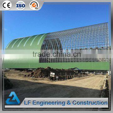 Long Span Steel Space Frame Truss Cement Plant for Sale