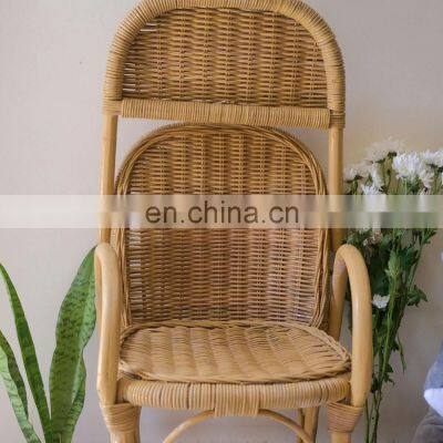 High Quality Rattan Feeding Chair Kids Rattan Doll High Chair With Movable Desk Best Price Vietnam Manufacturer Wholesale photo-2