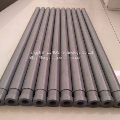Sialon Thermocouple Protection Tubes, Silicon Nitride Ceramic Tubes, Si3N4 Stalk Tubes, Heating Protective Tubes photo-4
